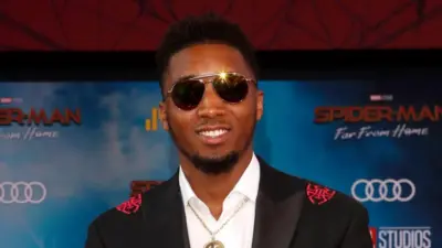 Donovan Mitchell at the "Spider-Man Far From Home" Premiere at the TCL Chinese Theater IMAX on June 26^ 2019 in Los Angeles^ CA