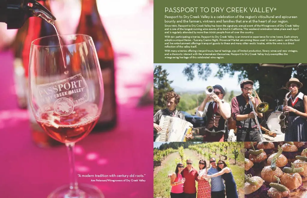 dry creek valley passport weekend