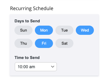recurring-schedule