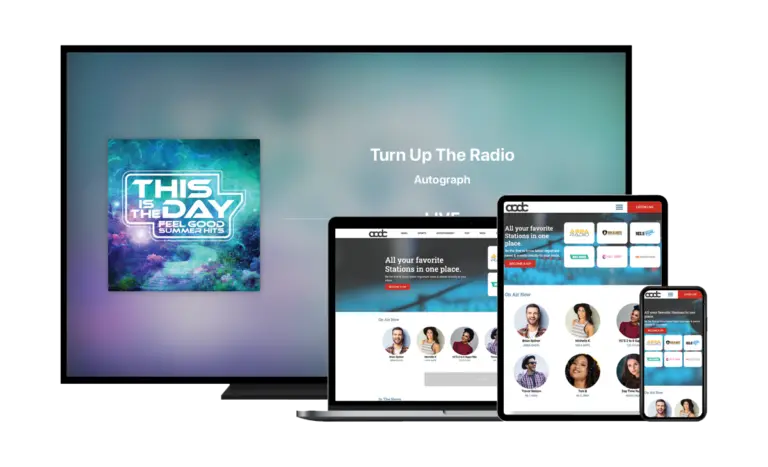 onecms website on different monitors