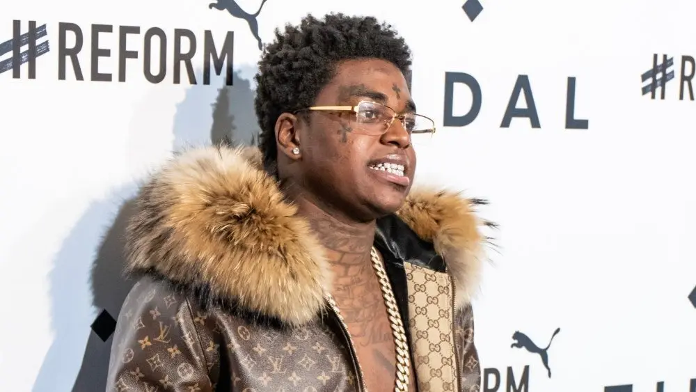 Kodak Black walk the Tidal X Red Carpet at the Barclays Center in Brooklyn^ New York on October 23^ 2018.