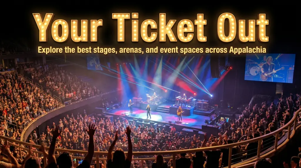 Help find concerts, events, performances, and so much more in the Appalachian region!