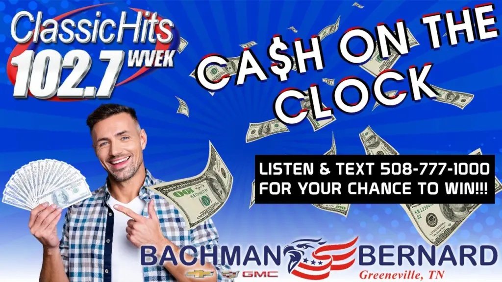 wvek cash on the clcok