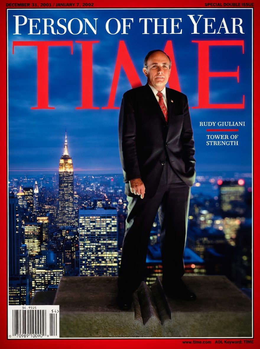 Rudy Giuliani TIME Person of the Year cover