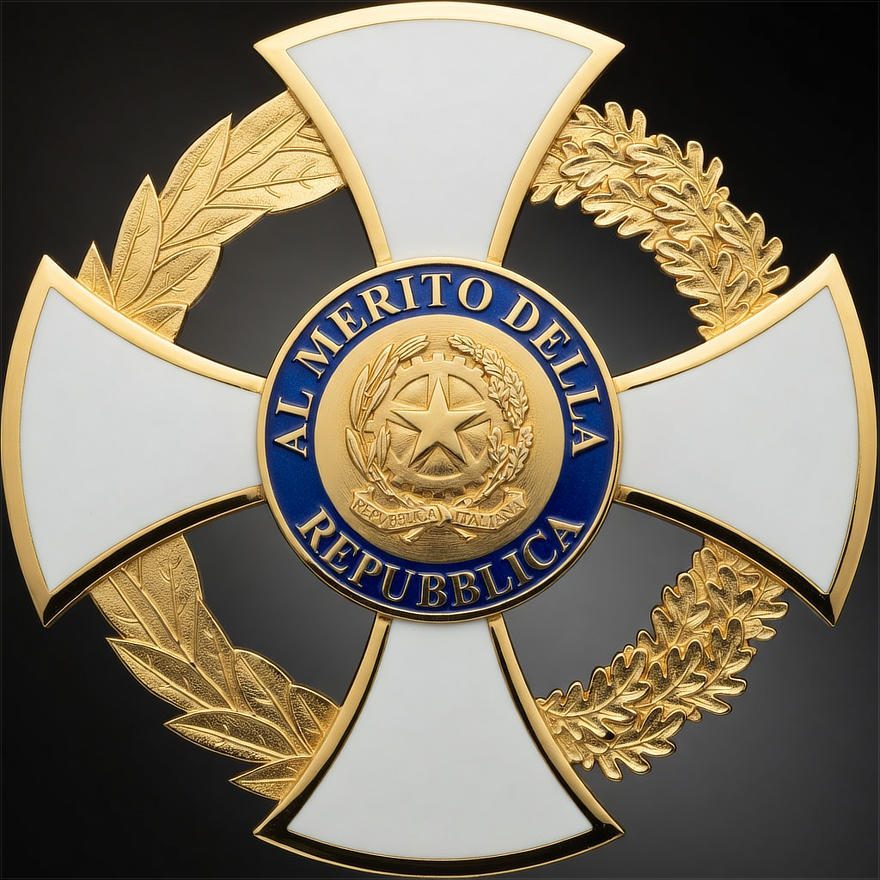 Rudy Giuliani with the Order of Merit of the Italian Republic