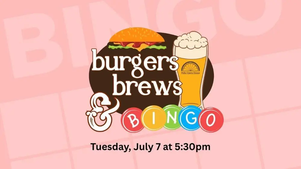 Pella Opera House Hosting Burgers, Brews, and Bingo on July 7th