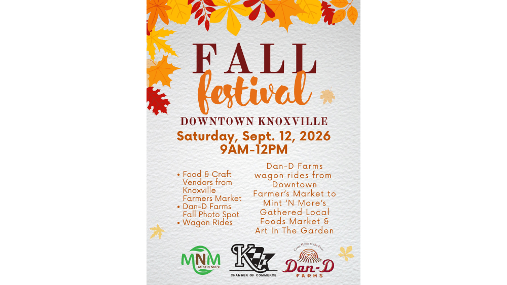 Second Annual Fall Festival Coming to Downtown Knoxville September 12th
