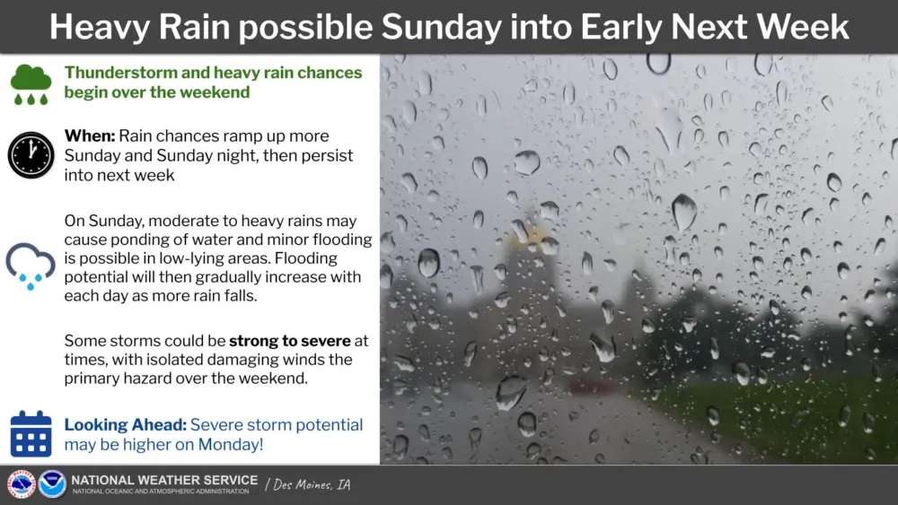 More Heavy Rain Possible as Active Week of Precipitation Starts Sunday
