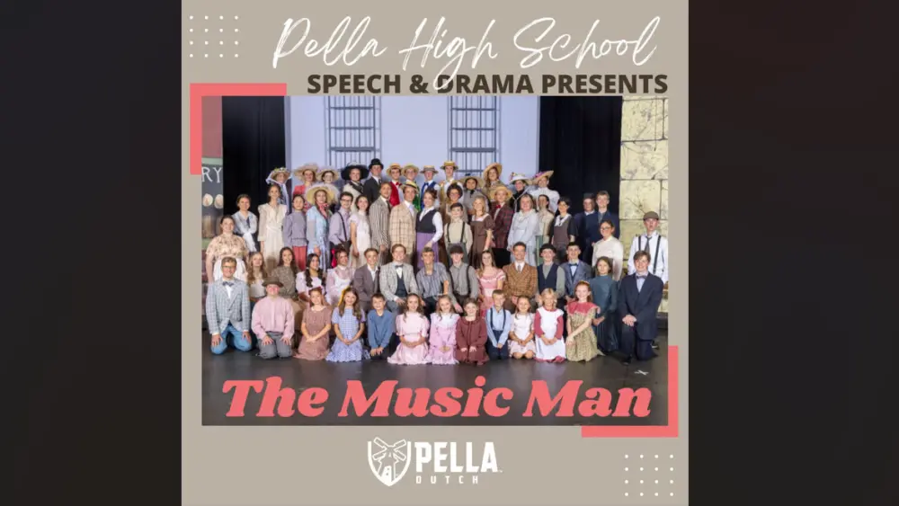 Cast and Crew of Pella High School’s Presentation of “The Music Man” Featured on Let’s Talk Pella