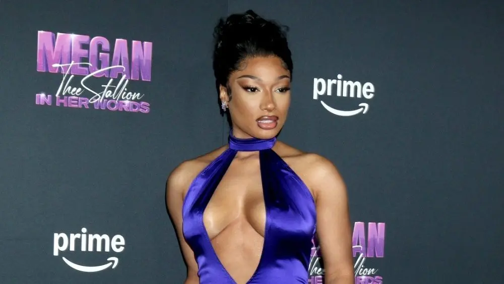 Megan Thee Stallion at the Megan Thee Stallion: In Her Words Premiere at the TCL Chinese Theater IMAX on October 30^ 2024 in Los Angeles^ CA