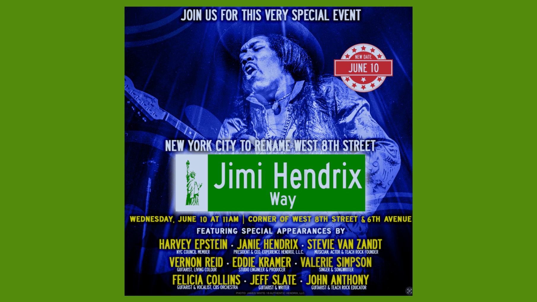 JIMI HENDRIX 6CDコレクターズ限定盤　中古　2000限定 Rescheduled date announced for Jimi Hendrix street naming | KTLO
