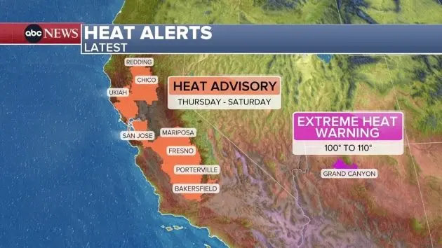 High temperatures, humidity prompt heat advisories from East Coast to ...