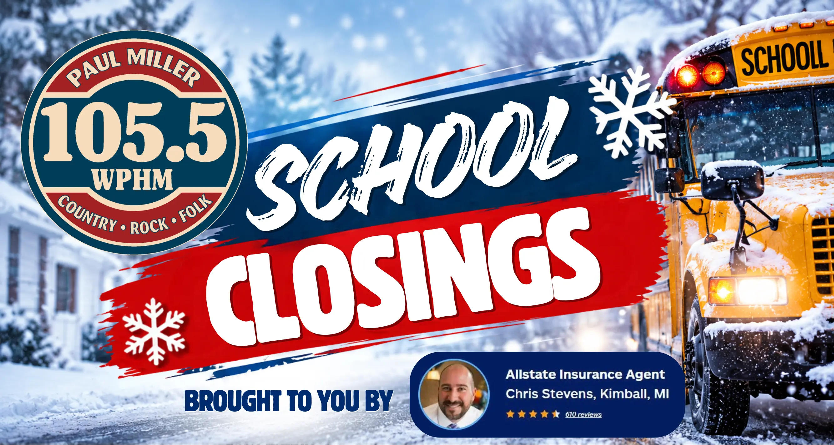 WPHM School Closings 2026-27