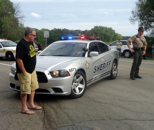 This photo was taken at Gliniewicz's funeral. Courtesy of https://www.flickr.com/photos/27728294@N05/