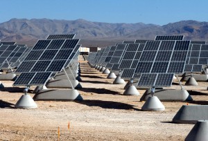 Solar Array at Nellis AFB in Nevada