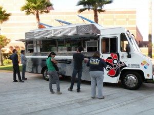 Food trucks are already popular in warmer areas of the United States. This food truck in California provides an example.