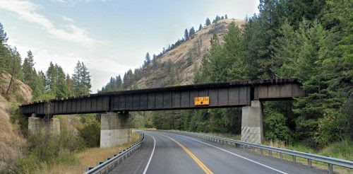 ITD To Remove Railroad Bridge Over US95 In Culdesac Canyon Next Week