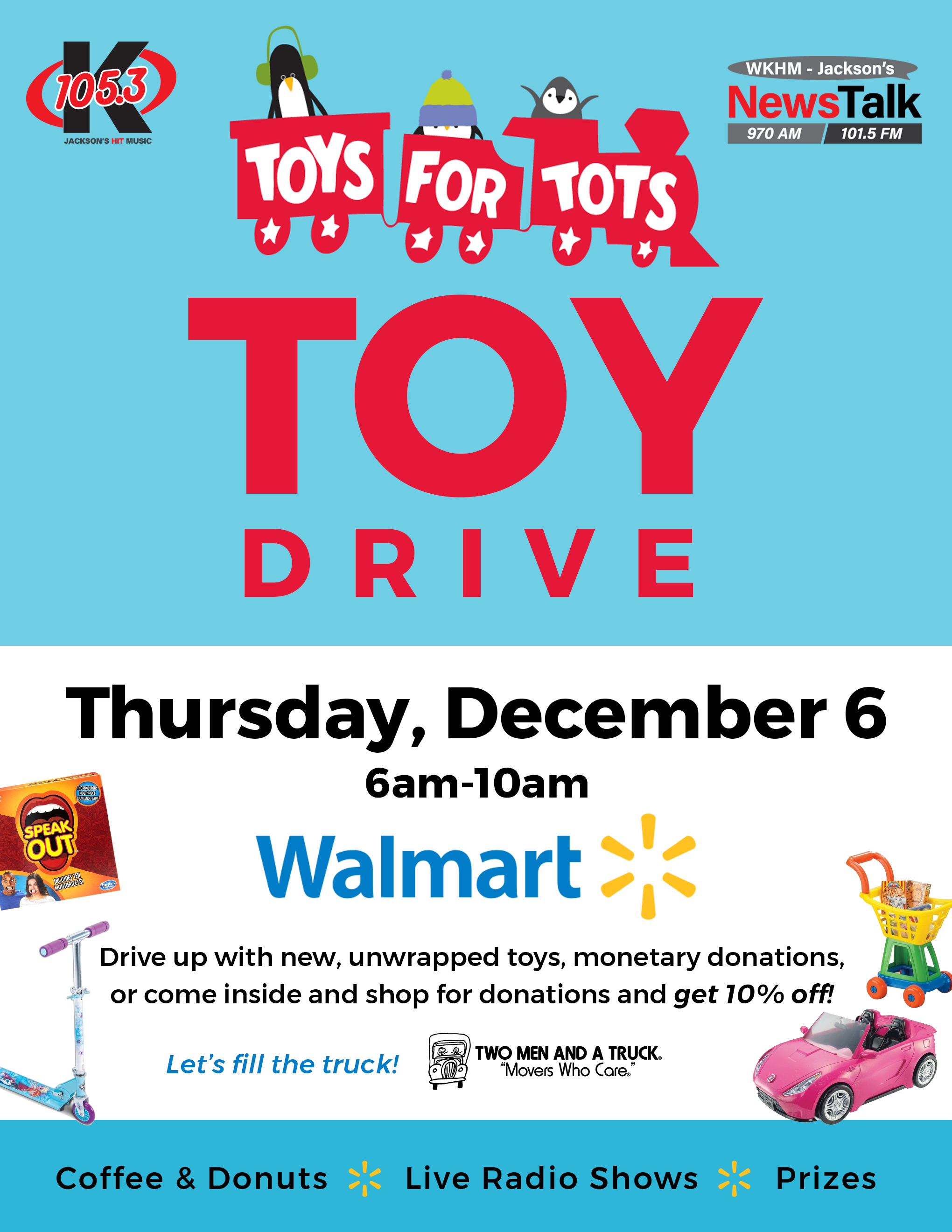 Wkhm Toys For Tots Drive K105 3 Wkhm Toys For Tots Drive