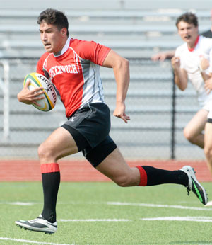The GHS rugby team captured the Connecticut state championship Thursday afternoon with a convincing victory over Fairfield Prep. (John Ferris Robben photo)
