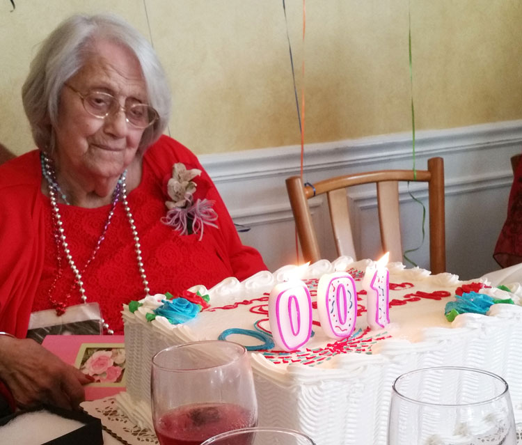 Greenwich resident Frances Kristoff celebrates her 100th birthday on Sunday with family.