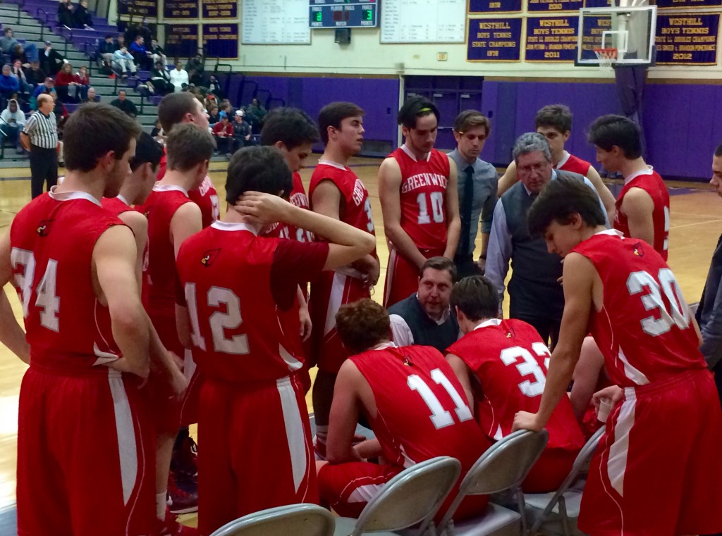 Greenwich High kept it close in the end, but couldn't complete the comeback against Westhill, losing 57-54.