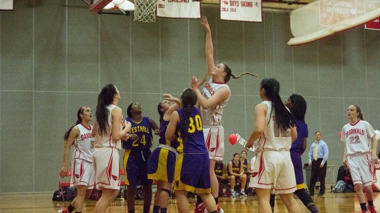 Greenwich's Abbie Wolf puts up a shot in a recent home game (John Ferris Robben Photo)