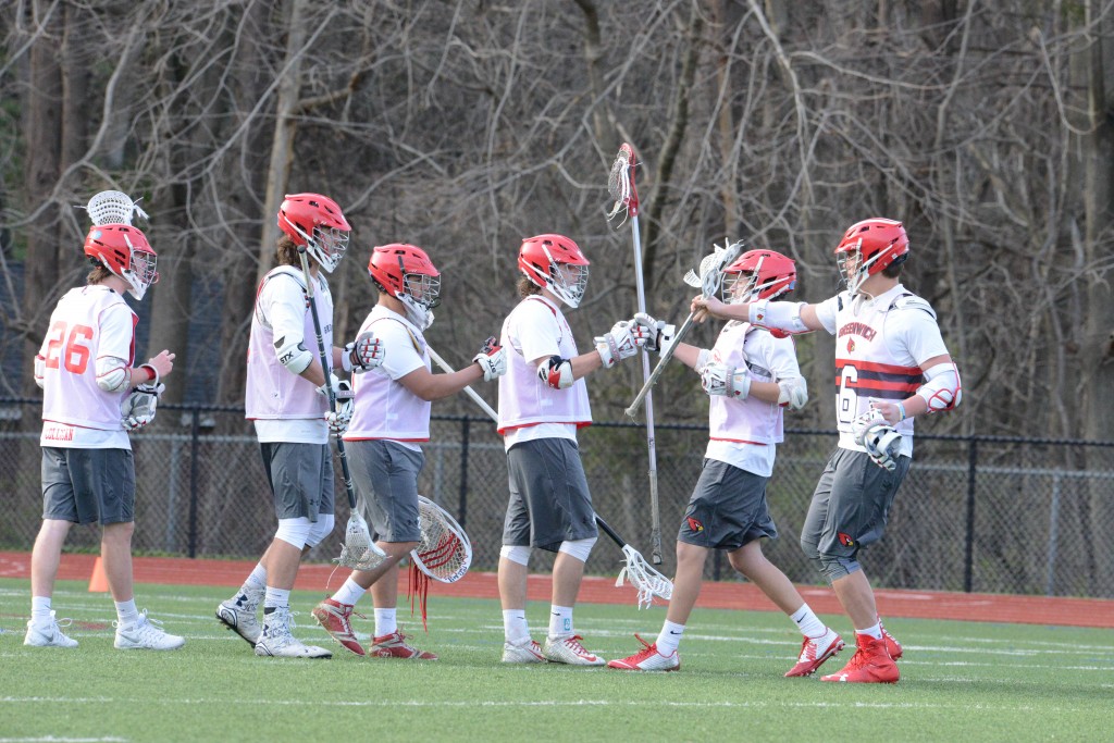 The GHS Boys Lacrosse team picked up a 10-4 win against Fairfield Ludlowe Saturday Afternoon. (John Ferris Robben Photo)