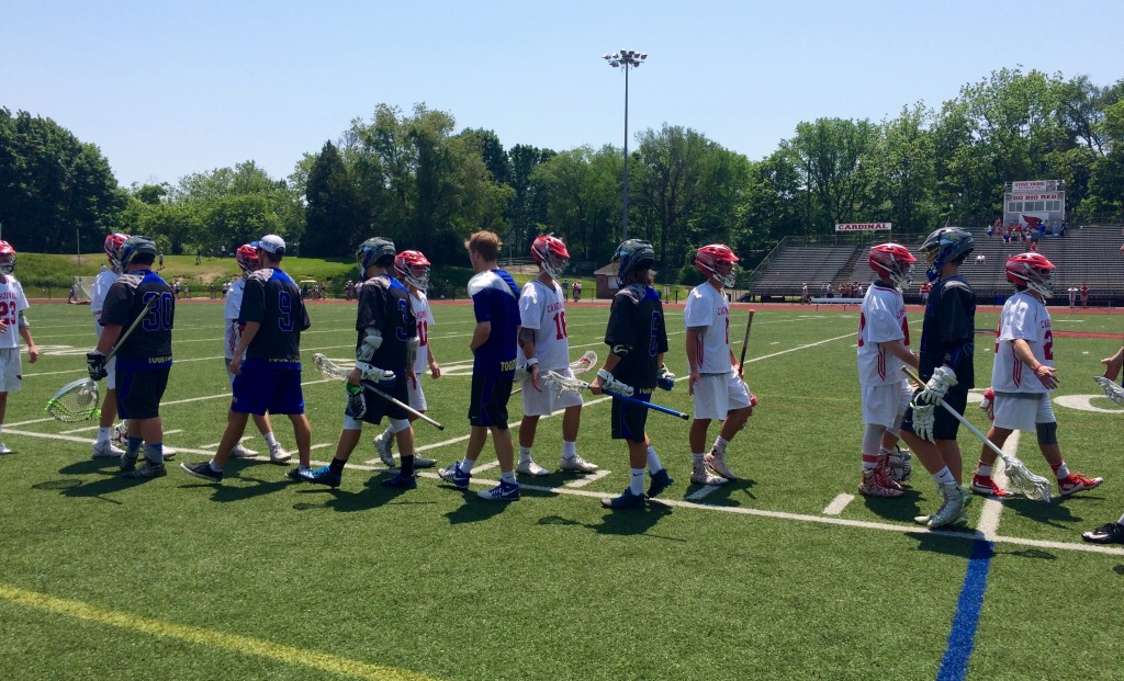 The GHS boys lacrosse team took down Newtown 20-6 in Saturday's Class L Qualifying round. 