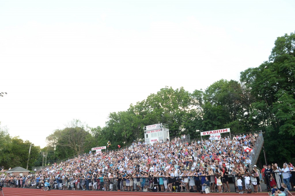 Friends, families and loves ones packed Cardinal Stadium for Tuesday's Class of 2016 graduation (John Ferris Robben Photo)