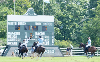 White Birch scored top honors in the 20-goal Butler Handicap finals, edging out Northwood 11-9. (John Ferris Robben photo)