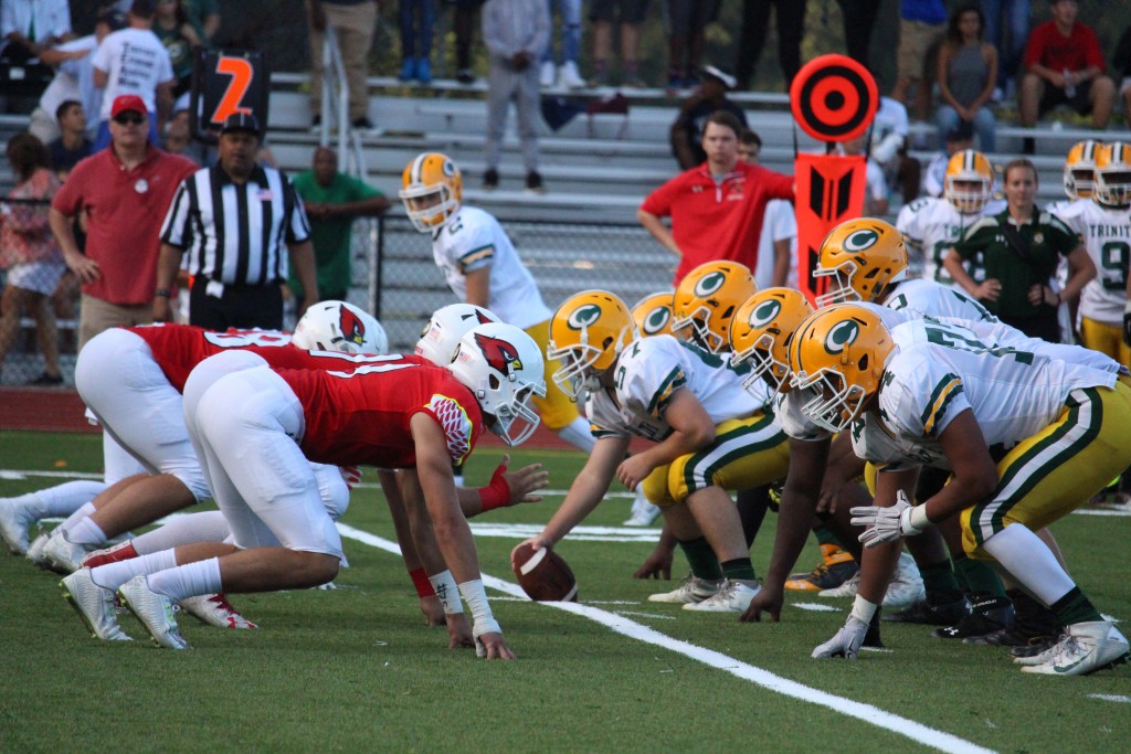 Greenwich took down Trinity Catholic 41-20 on Saturday (Evan Triantafilidis Photo)