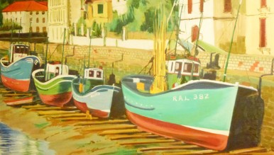 Saint Jean De Luz, France, oil.