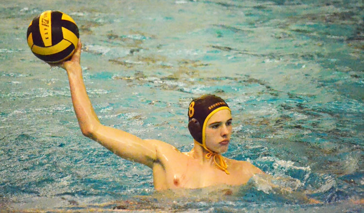 Brunswick School's Thacher Scannell looks to fire a shot at the net during Friday night's game against rival Greenwich High. (Paul Silverfarb photo)