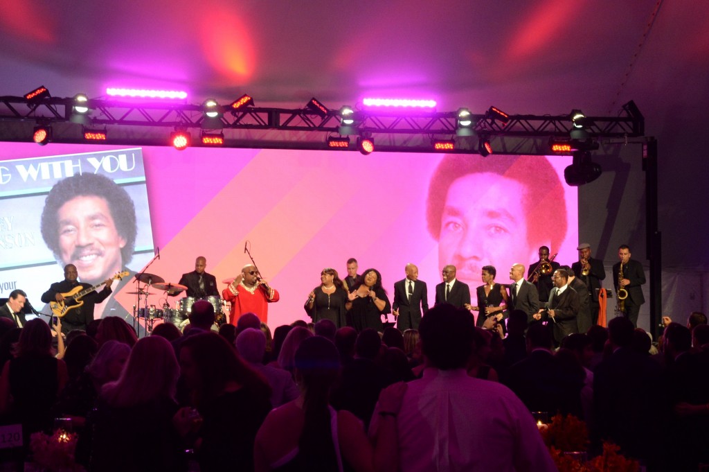 CeeLo Green performing some of Smokey Robinson most memorable hits at MMRF Gala. Photo by John Robben.