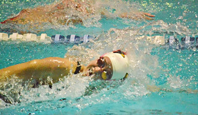 The Greenwich High School swimming and diving team took home the CIAC state open finals for the second time in as many years Saturday at Yale University. (Paul Silverfarb photo)