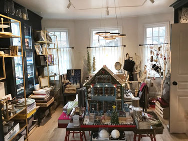 The Perfect Provenance, located in a three-story refurbished Victorian townhouse on 47 Arch Street (on the corner of Grigg Street), one has the feeling of entering a charming French oasis, filled with beautifully crafted items from around the world pleasantly displayed throughout its varied thematic rooms. (Michelle Moskowitz photo)