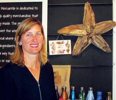 Lesley King has a familiar face with her family-owned Back 40 Mercantile shop in Old Greenwich but her outreach is across the world in her support of the medical mission of the nonprofit Partners In Health. (Anne W Semmes photo)