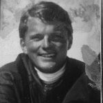 David Ogilvy at St. Anton, Austria, where he learned to ski.