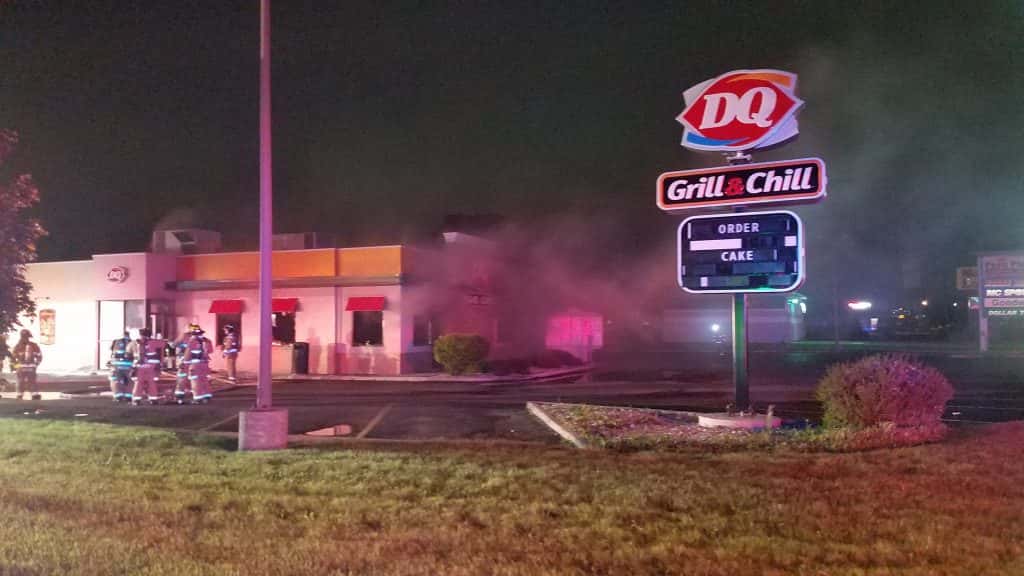 Early Tuesday Fire at Peru Dairy Queen WGLC