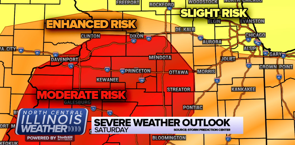 Severe Weather Heading For North Central Illinois This Weekend Wglc 3903