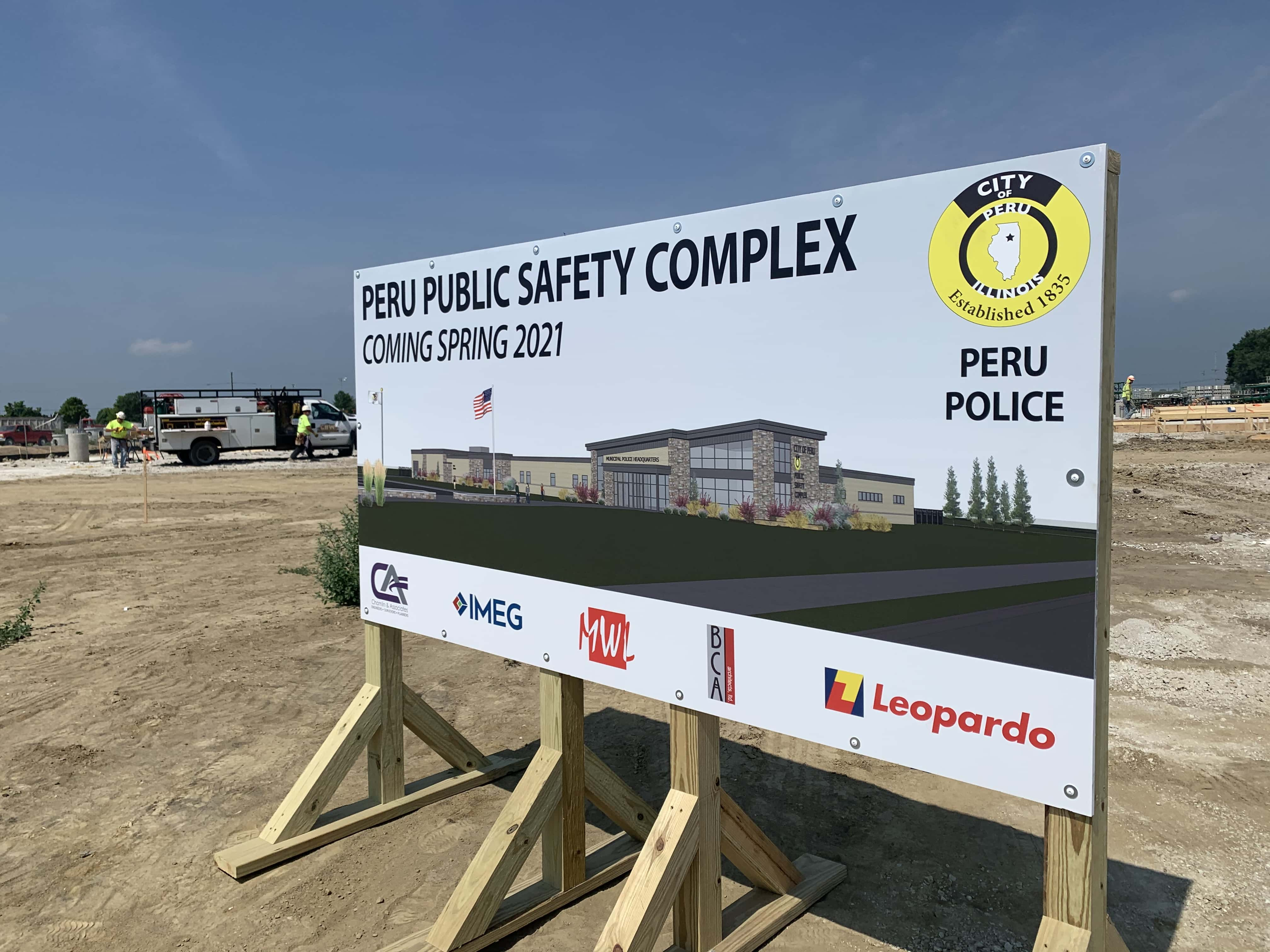 Groundbreaking for the Peru Public Safety Complex held Thursday WGLC