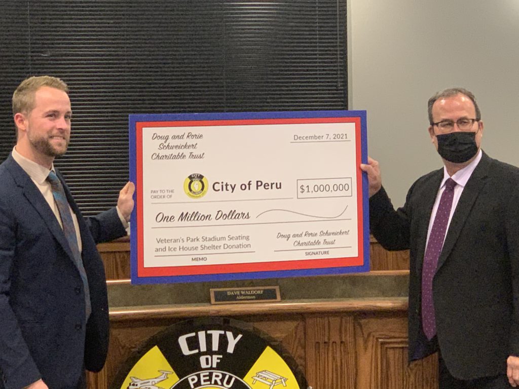 Schweickert Trust donates $1 million for Peru park improvements - Vimarsana News