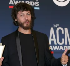 Chris Janson at the 54th Academy of Country Music Awards at the MGM Grand Garden Arena on April 7^ 2019 in Las Vegas^ NV