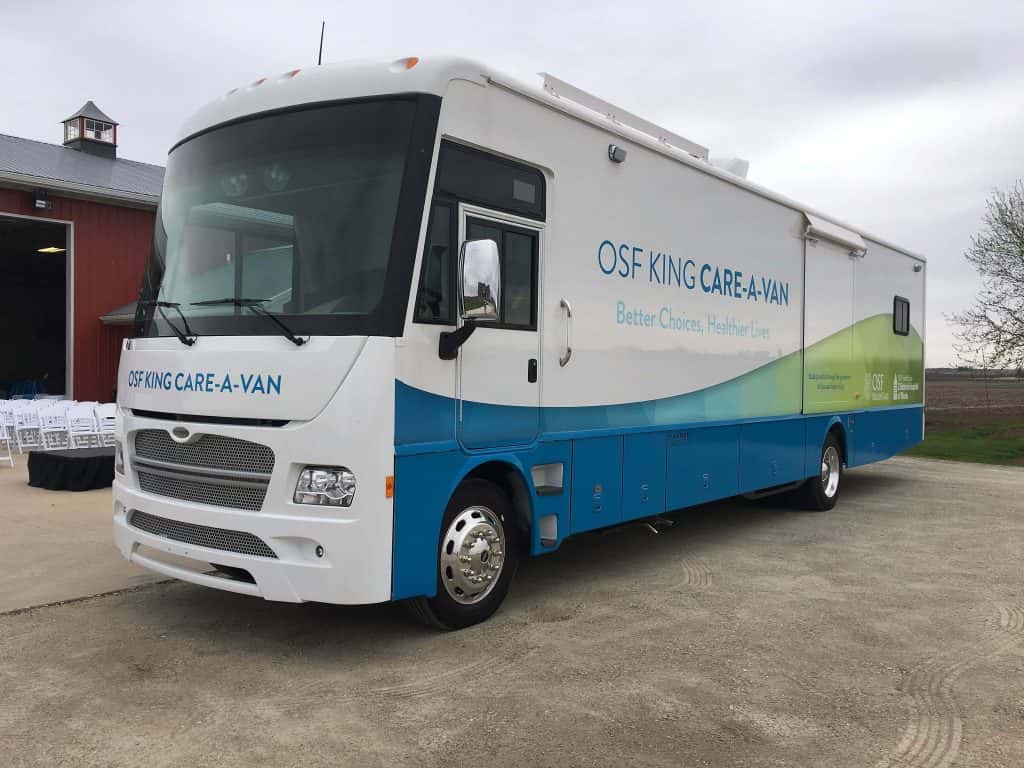 OSF King CareAVan schedules stop in Earlville WALS OSF King CareAVan schedules stop in Earlville WALS