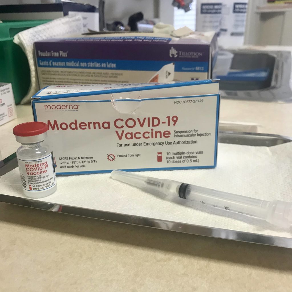 First doses of Moderna vaccine arrive in area - Vimarsana News
