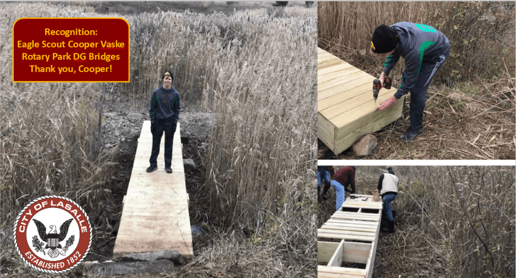 Eagle Scout builds bridges for Rotary Park - Vimarsana News