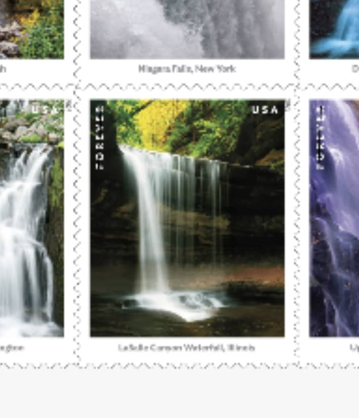 Starved Rock waterfall to be featured on postage stamp in 2023 - Vimarsana News