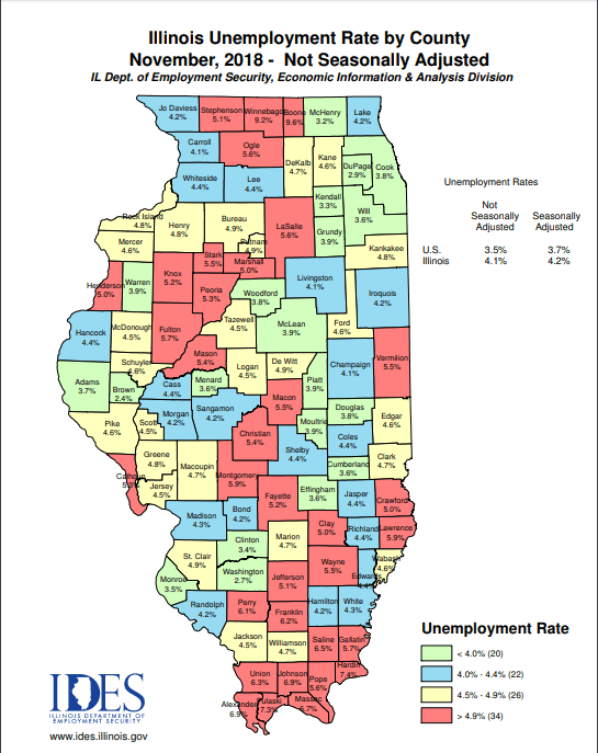 County unemployment rates on the riseWSPL WSPL