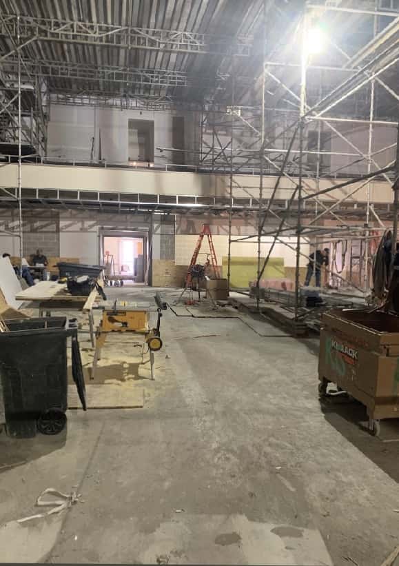 Streator High School's auditorium getting ready for its spring