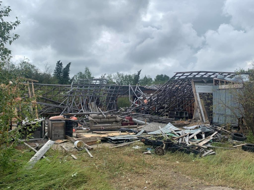 Massive Storm causes extensive damage in Hines Creek KIX106FM